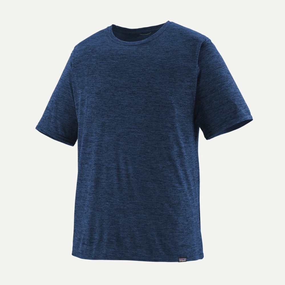 Patagonia Capilene Cool Daily Shirt in Viking Blue - Navy Blue X-Dye, Size L